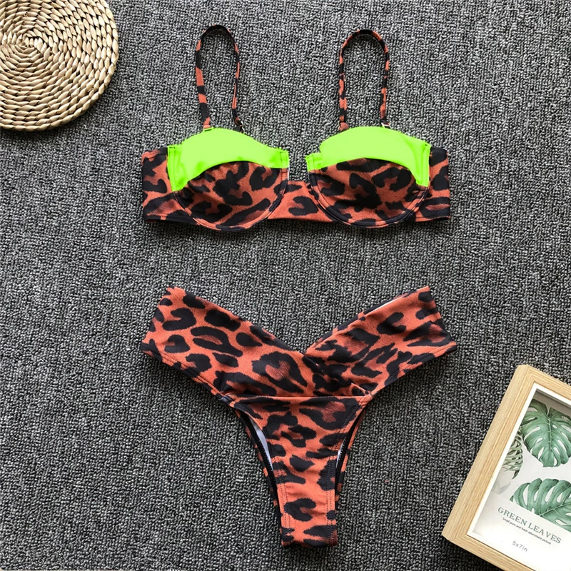 Sexy Leopard Swimsuit Push Up Bikinis Set Thong Biquinis Summer Bathing Suits Beach Wear Ladies Swimsuit Women Backless Swimwear Sexy Leopard Swimsuit Push Up Bikinis Set Thong Biquinis Summer Bathing Suits Beach Wear Ladies Swimsuit Women Backless Swimwear