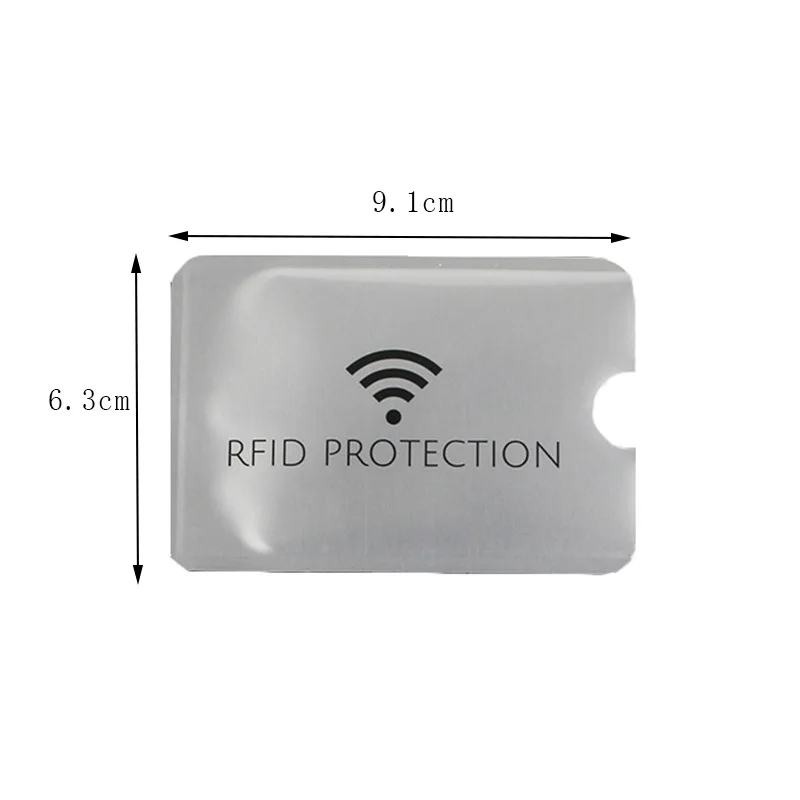 Защитный чехол для кредитных карт с защитой от сканирования RFID блокиратор