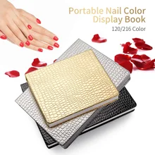Livre de présentation de faux ongles, 120/216 couleurs, 240 pièces, ensemble de faux ongles, nuancier, Art, conseils, cartes de rangement, livre d'étagère