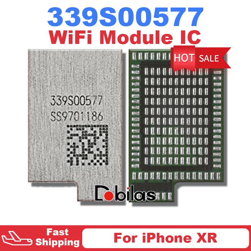 

1-5Pcs 339S00577 U_WLAN_W For iPhone XR WiFi Module IC BGA BT Bluetooth Wi-Fi IC High Temperature Replacement Part Chip Chipset