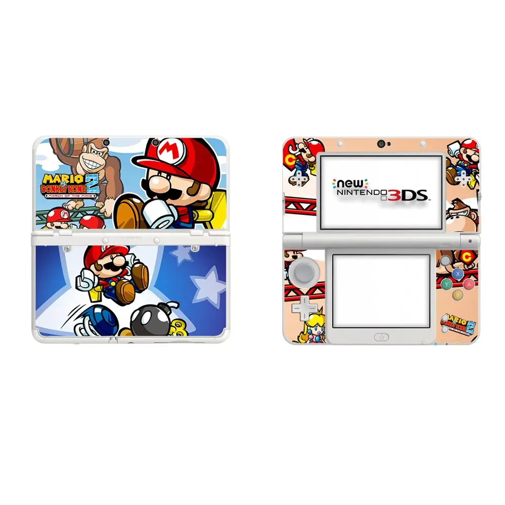 O3DS2021 Супер Марио полное покрытие наклейка Кожа Наклейка для nintendo NEW 3DS Скины Наклейка s для NEW 3DS винил протектор игры кожи наклейка - Цвет: O3DS2021