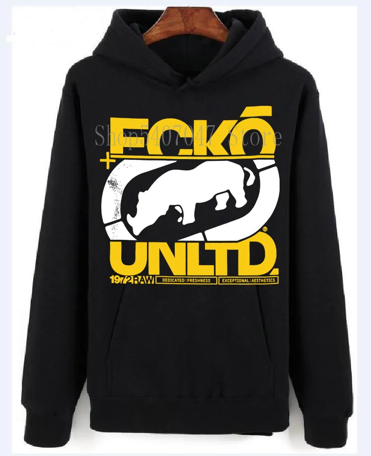 Ecko Unltd! Sudaderas con capucha cortada hombre de algodón 100% de manga larga con cuello redondo sudaderas con capucha para adultos - AliExpress Ropa de hombre