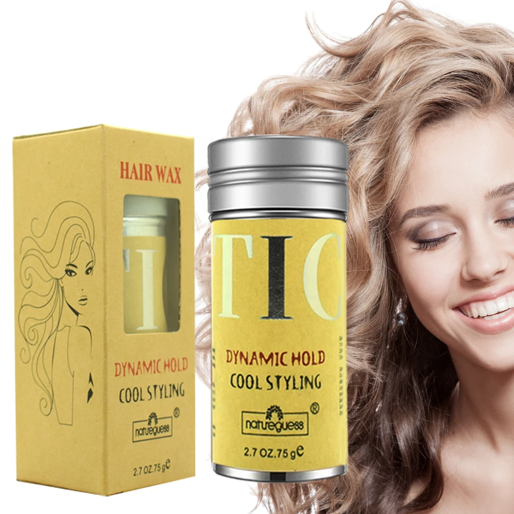 75G Hair Wax Stick Treatment Broken Hair Styling Capelli Rinfrescanti Long Lasting Fast Works Cera Modellante Per Capelli