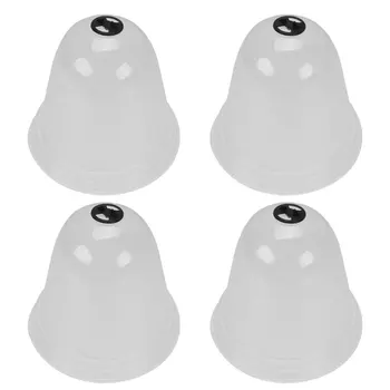 

4PCS Succulent Plants Plastic Cover Practical Rain-proof Cover Breathable Succulent Lid Thermal Insulation Moisturize Cover for