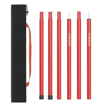 

HIKEMAN 1. Folding Bottom Tent Canopy Tarp Awning Poles Rods Support Bars for Camping Hiking Travel Outdoors