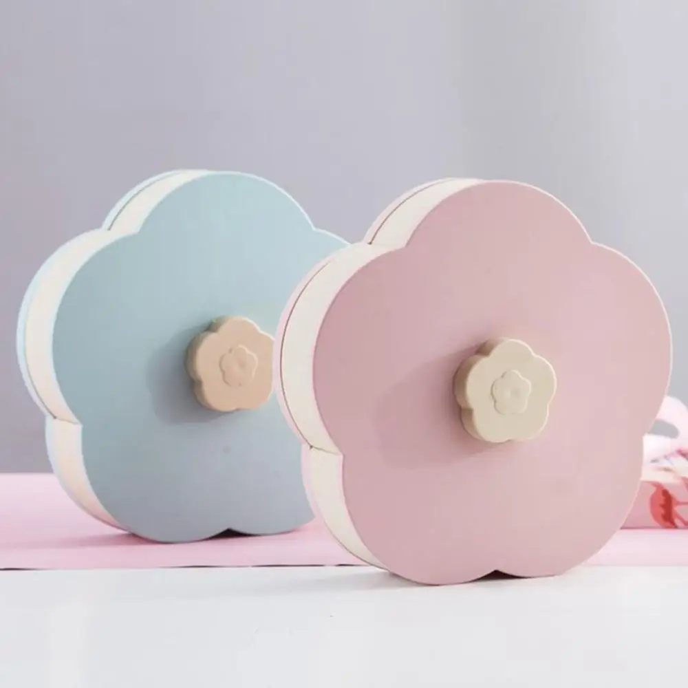 

Bloom Snack Box Creative Pattern Rotating Double Fruit Bowl Double Candy Box Wedding Candy Petal Fruit Box Seed Box