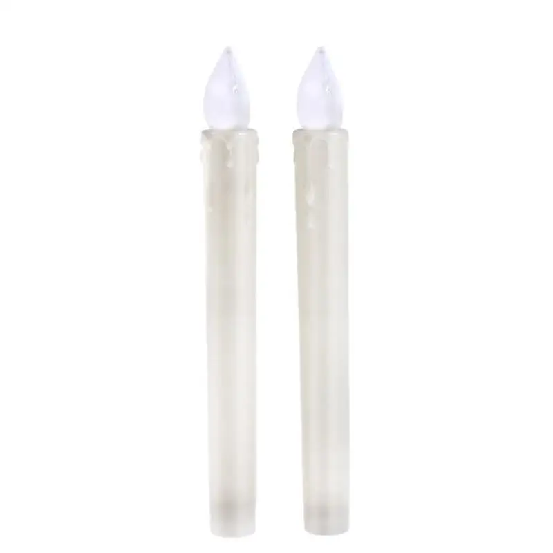 24 шт. светодиодный светильник для чая с питанием от батареи - Цвет: 2pcs white