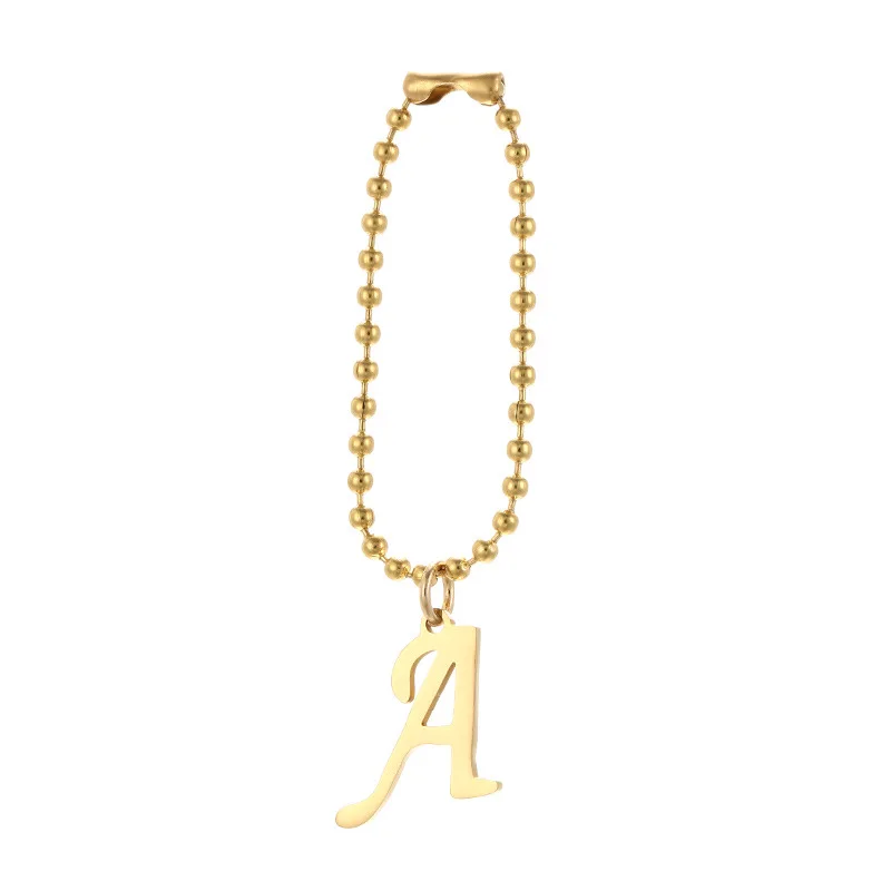 Fashion Backpack Pendant Accessories 26 English Alphabets Initials Gold School Bag Buckle | Украшения и аксессуары