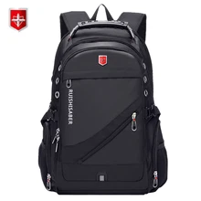 Оксфордский Швейцарский 17 дюймовый рюкзак для ноутбука, мужской водонепроницаемый рюкзак для путешествий с зарядкой через usb, женский рюкзак, Мужской винтажный школьный рюкзак mochila