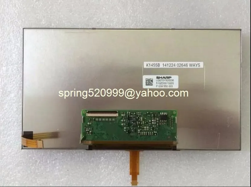 Новые оригинальные 7-дюймовые ЖК-модули LQ070Y5DG08 / LQ070Y5DG36 LQ070Y5DG09 сенсорный экран
