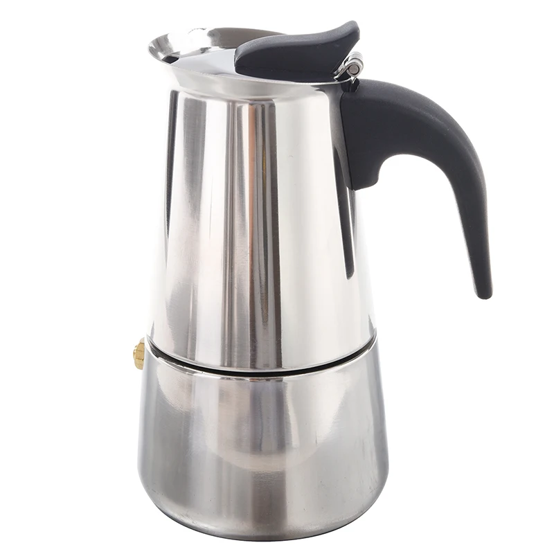 

100ML Stainless Steel Coffee Maker Percolator Stove Top Pot