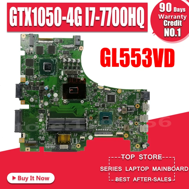 $US $485.93  GL553VD Laptop motherboard for ASUS ROG GL553VD FX53VD ZX53V GL553VW Test original mainboard I7-770