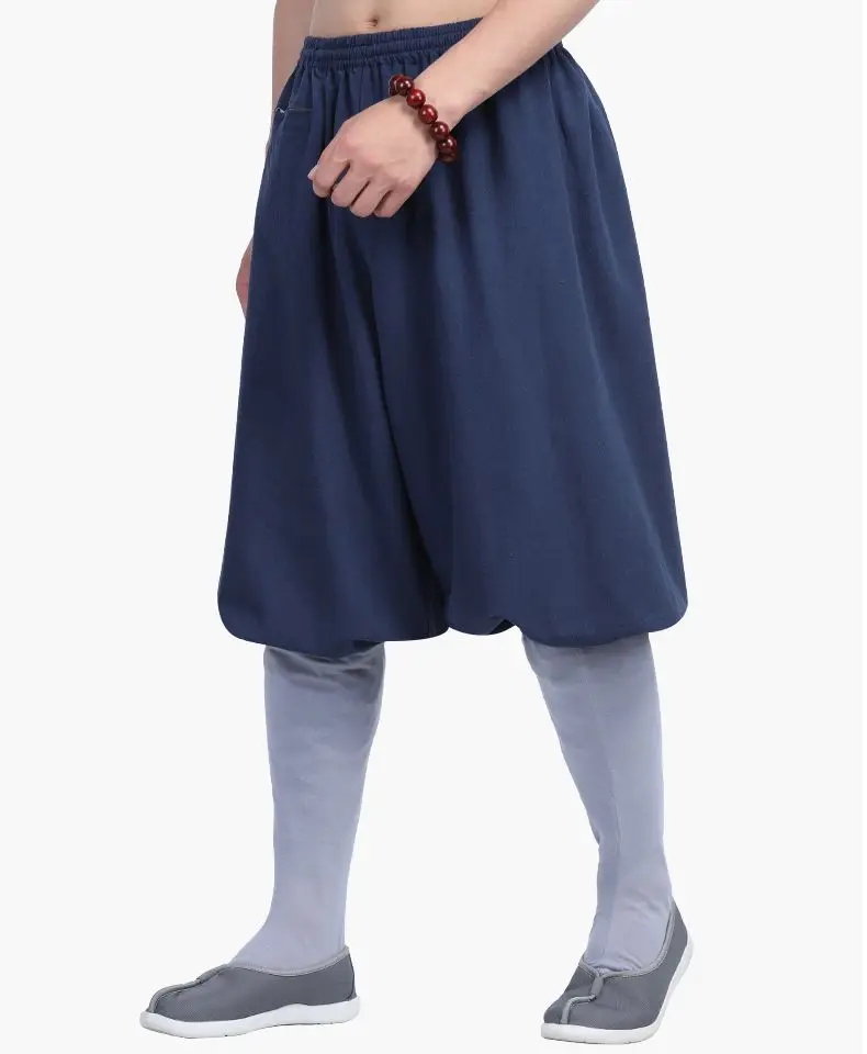 Unisex 5color Cotton Spring&Autumn shaolin monk kung fu pants buddhist zen lay meditation buddha trousers