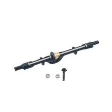 HL WPL – modèle FY JJRC D12 télécommande de voiture, mise à niveau en métal, pièces modifiées, pièces d'essieu arrière avec/sans différentiel, deux Types
