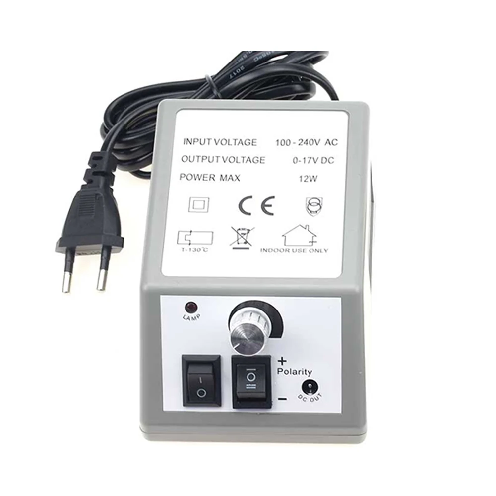 Электрическая пилка для ногтей дрель маникюра и педикюра 12/6 Вт 20000