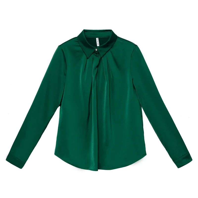 COIGARSAM модная блузка с длинным рукавом для женщин Новинка Весна формальные