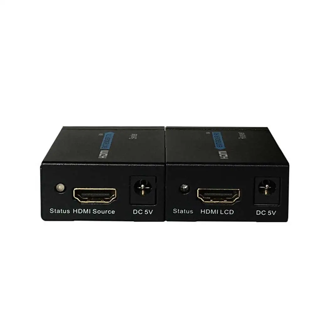 60 м HDMI удлинитель 1080P 3D приемник передатчика HDMI CAT-6/CAT-5E кабель штекер наружный приемник передатчик для ПК ТВ