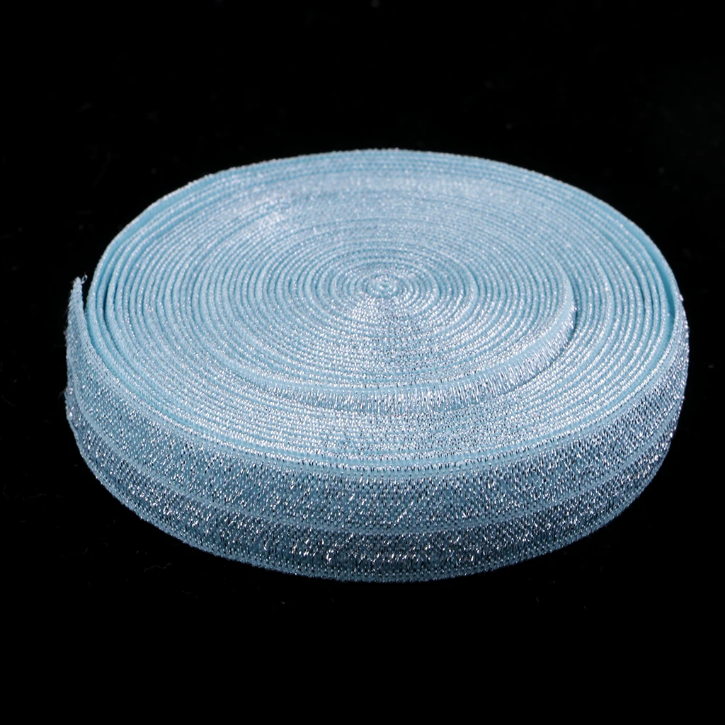 5 Yards Stretch Flat Elastic Waist Band Cotton Sewing Trouser Dressmaking - 5 Colors Optional