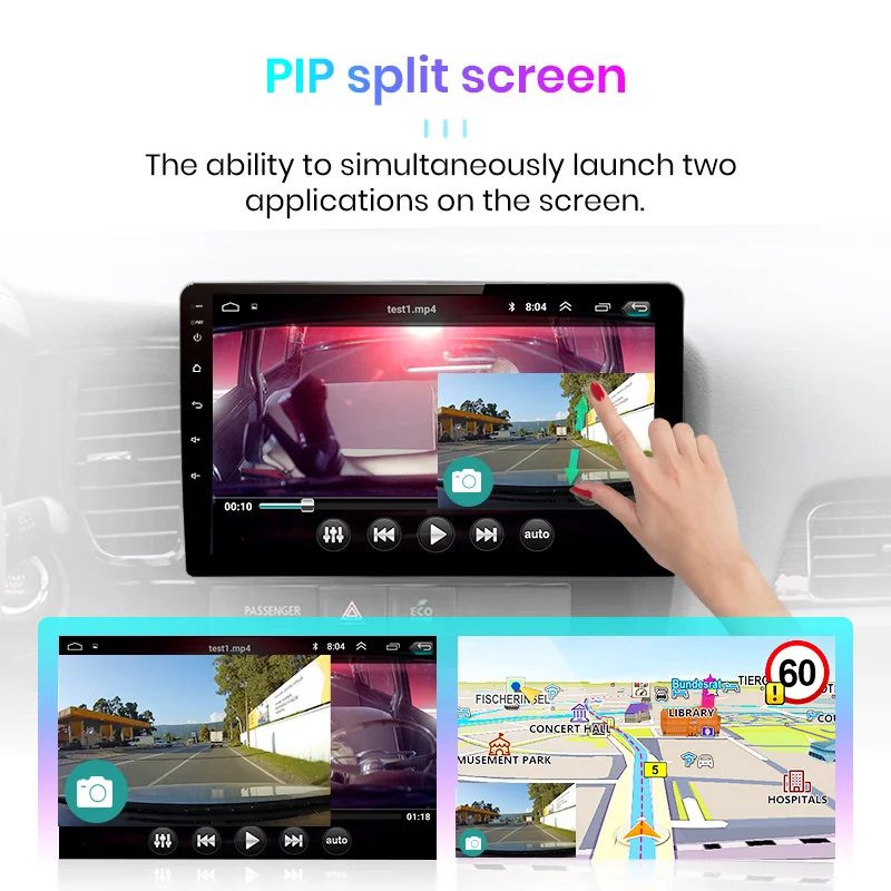 Автомагнитола Junsun V1 2 + 32 ГБ Android 10 0 DSP для Outlander 3 2012 2018 мультимедийный видеоплеер