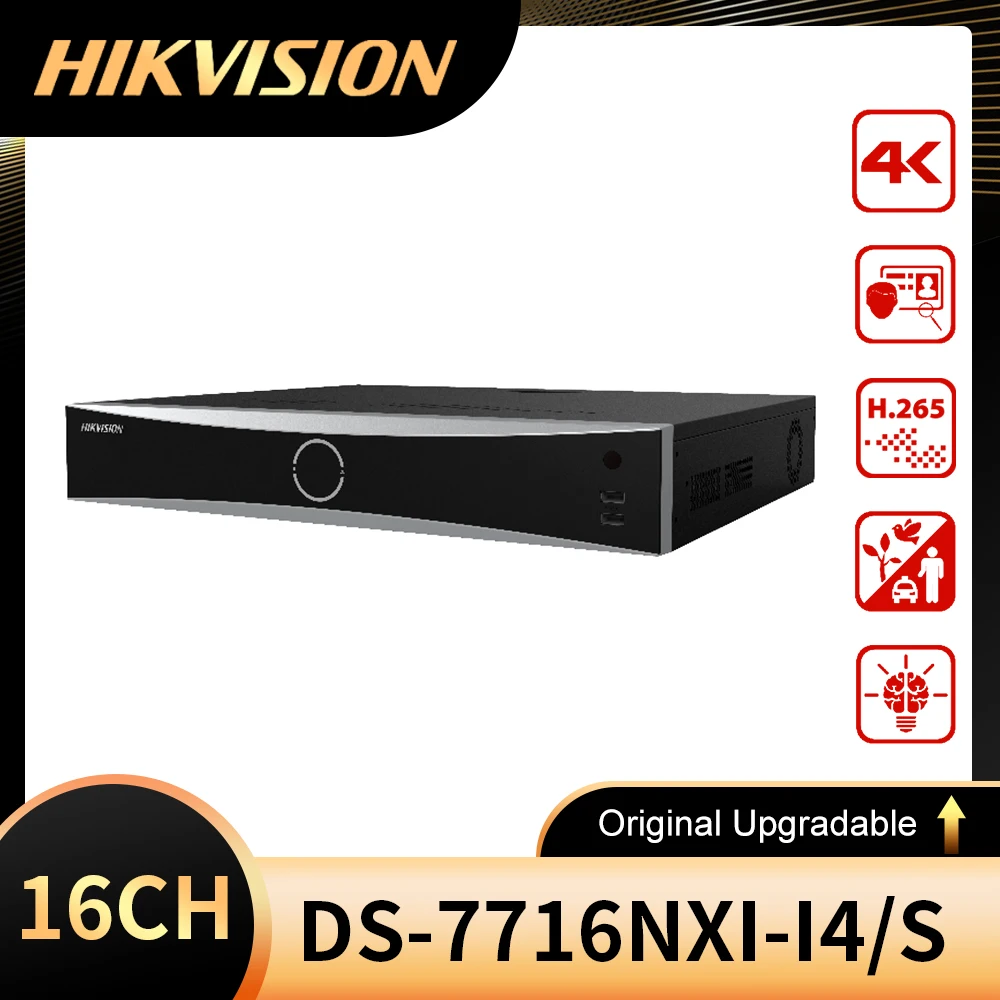 

Original English Hikvision DS-7732NXI-I4/S 32Ch 1.5U AcuSense 4K NVR Network Video Recorder