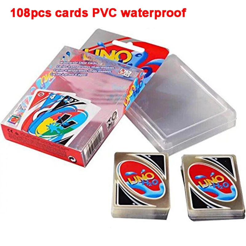 PVC Cards Table Game For Family Fun Topsale Puzzle Games Entertainment Party Board Game Poker Playing Cards Gift Plastic Box P08