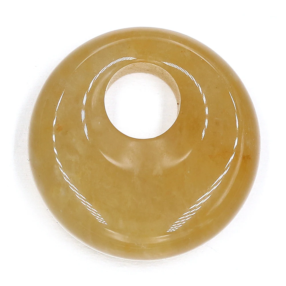 2Pcs Natural Stone Pendants Round Lapis lazuli BIg Hole India Agates Charms for Jewelry Necklace Earring Accessories 18mm
