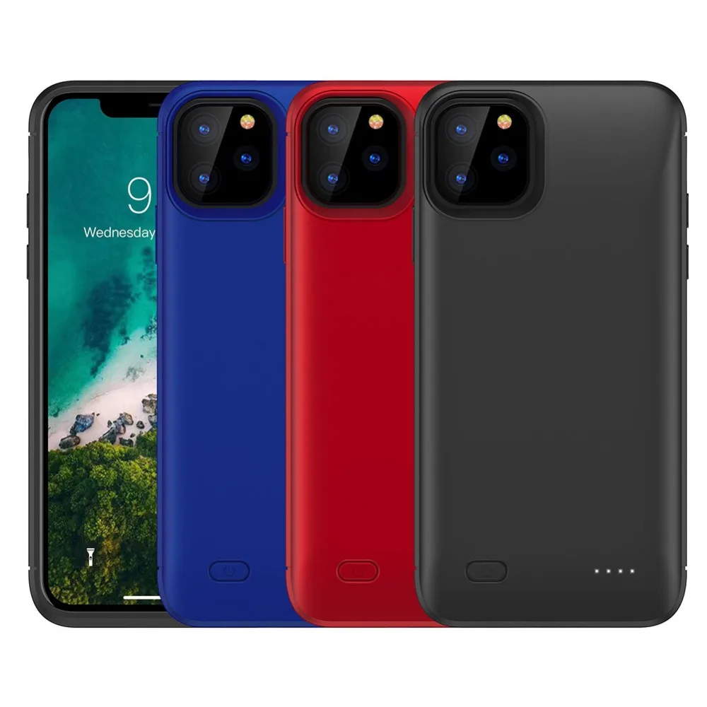 6200 мА/ч для iPhone 11 11 Pro 11 Pro Max power чехол, умный мобильный аккумулятор, чехол для зарядного устройства, резервный внешний аккумулятор, защита 360