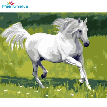 

Paintmake DIY Paint By Numbers For Kids Adult Digital Oil Painting On Canvas Horse Home Wall Art Decorative painting