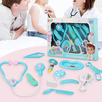 

Toddler Doctor Toys Set 10Pcs Classic Puzzle Scene Simulation Cosplay Surgeon Pretend Play Toys