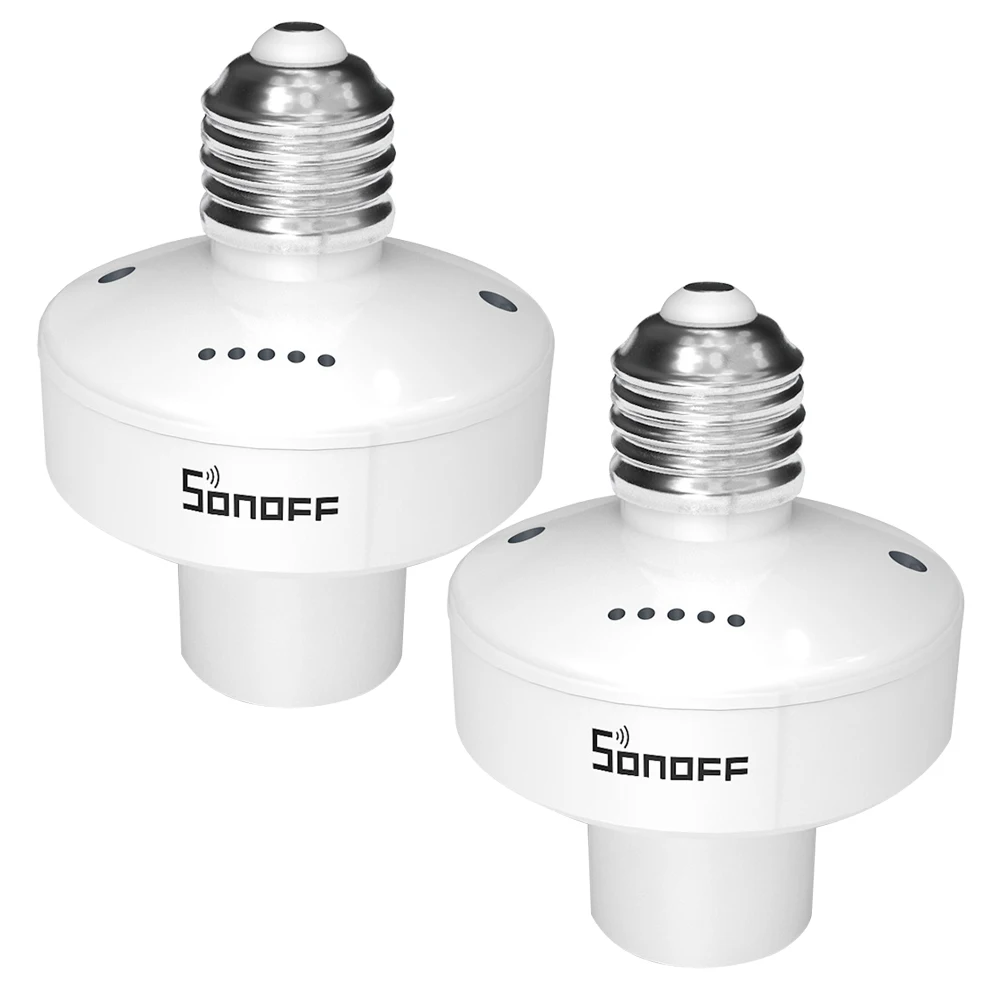 2pcs 2/3/4/5 шт. SONOFF Slampher R2 Itead 433MHz RF Smart WiFi светильник держатель E27 держатель лампы прерыватель переключатель Wi-Fi для умного дома - Цвет: 2pcs