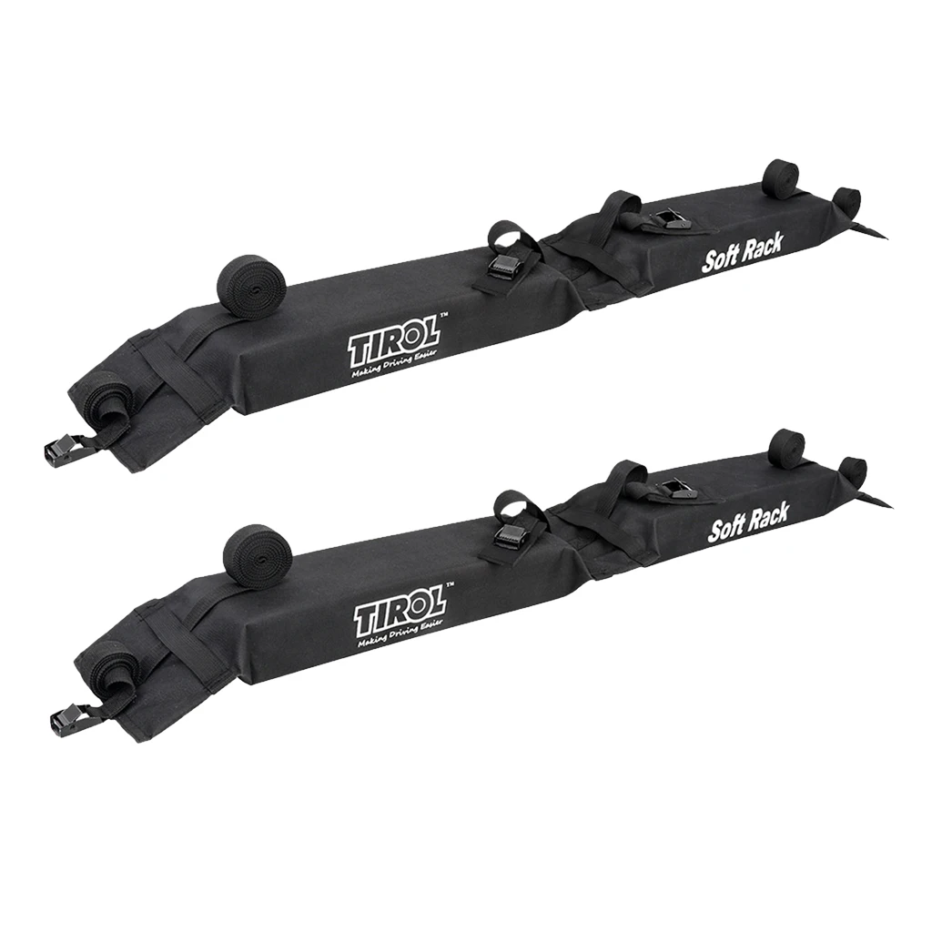 Car Roof Rack Pads for Surfboard Kayak Snowboard Racks 49inch Long Large Bars [Pair]