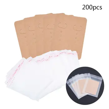 

Earrings Jewelry Card Paper Set Earring Display Stand DIY Ear Stud Cardboard