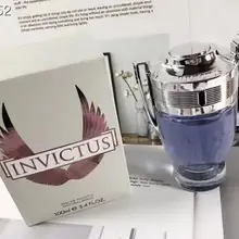 Мужской парфюм 100 мл стеклянная бутылка мужская Серебряная чашка парфюм длительный аромат спрей одеколон джентльмен Invictus