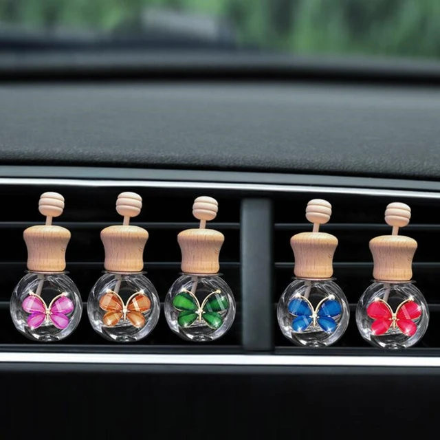 Bunte Nette Blume Auto Klimaanlage Steckdose Parfüm Duft Clip Auto Decor  Anhänger Ornamente Auto Innen Zubehör - AliExpress