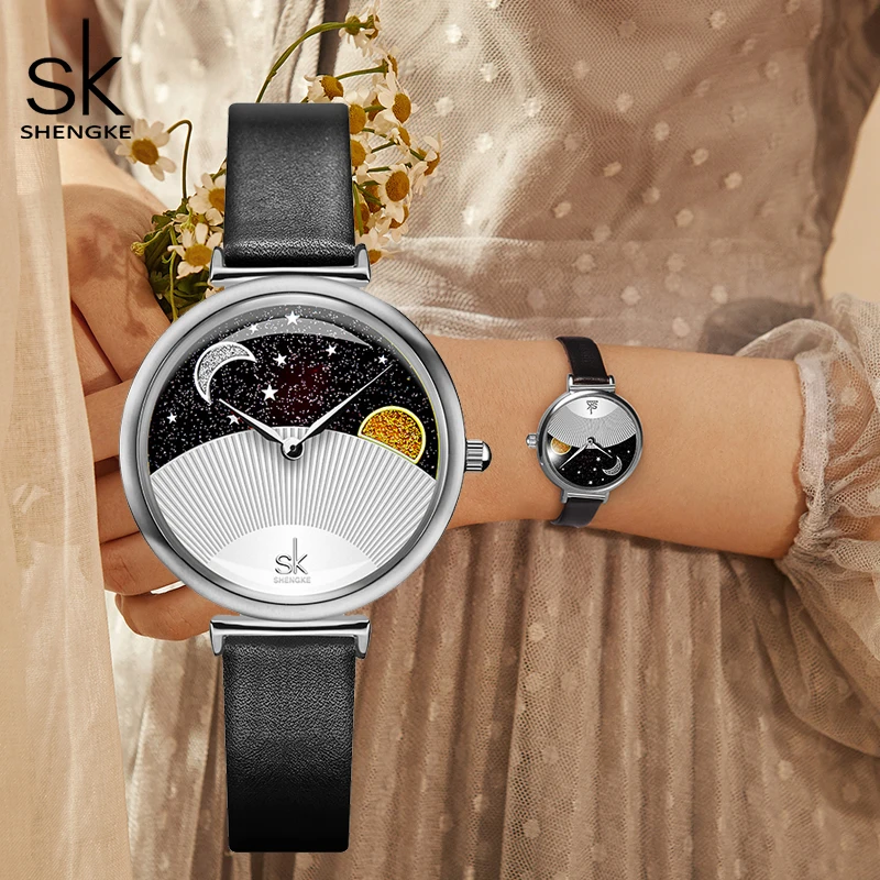 SK часы женские женщин наручные пандора часи с браслетом starry sky роскошные