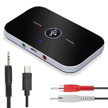 

2 In1 LED Indicator bluetooth Wireless Transmitter Receiver A2DP Audio Adapter Aux 3.5mm For TV Home Stereo Cellphone MP3 Player