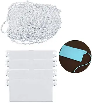 

Lvcky 81 Links Vertical Blind Bottom Chain with 4 Pieces Plastic Chain Connectors for 89 mm (3.8 Inch) Slats