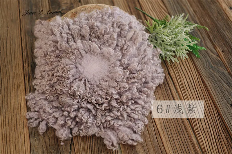 Jane Z Ann Вьющееся шерстяное одеяло ручной работы аксессуары для фотосъемки корзина наполнитель фон новорожденный фото реквизит