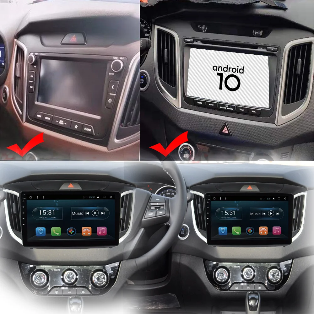Multimedia-player-gps-navigation-car-radio-android 10.0-Hyundai-creta-ix25-autoradio-no-dvd-2din-screen-ips