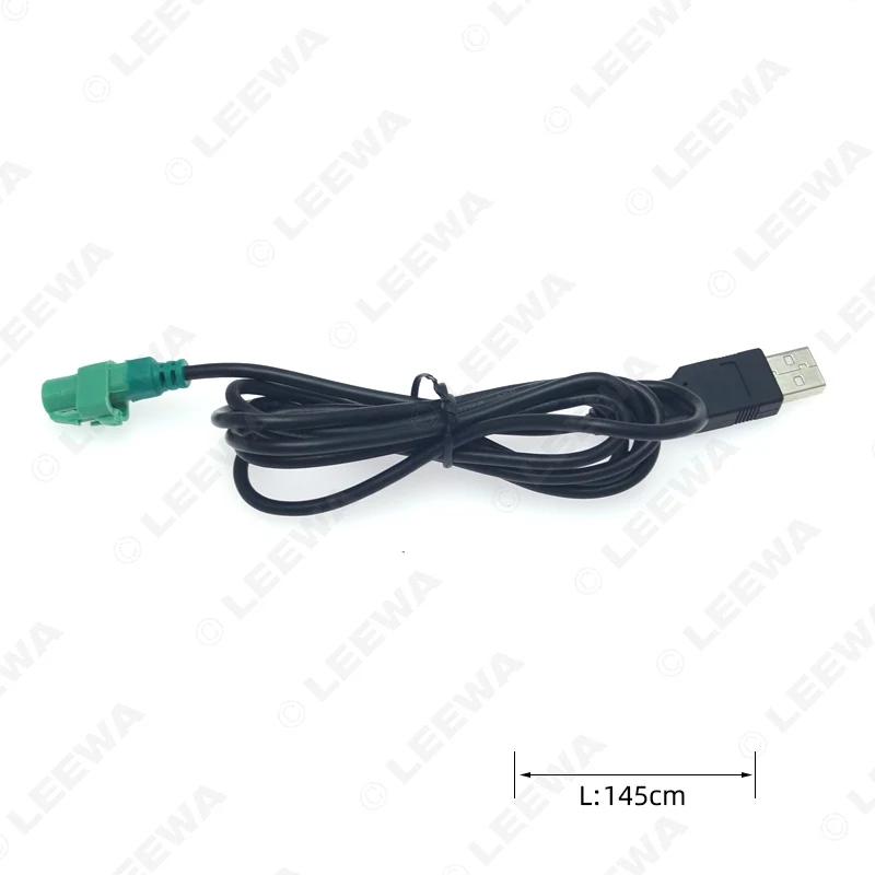 LEEWA 5X автомобильный Радио CD плеер 145 см USB аудио кабель адаптер с кнопкой переключения для Volkswagen USB провод кабель# CA6221