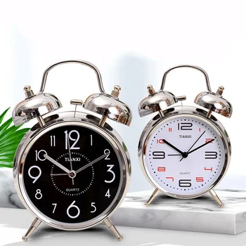 

Alarm Clock Student Mute Bedside Child Clock Multifunction Alarm Clock Simple Creative Metal Alarm Clock Kids Alarm Clock Alarm