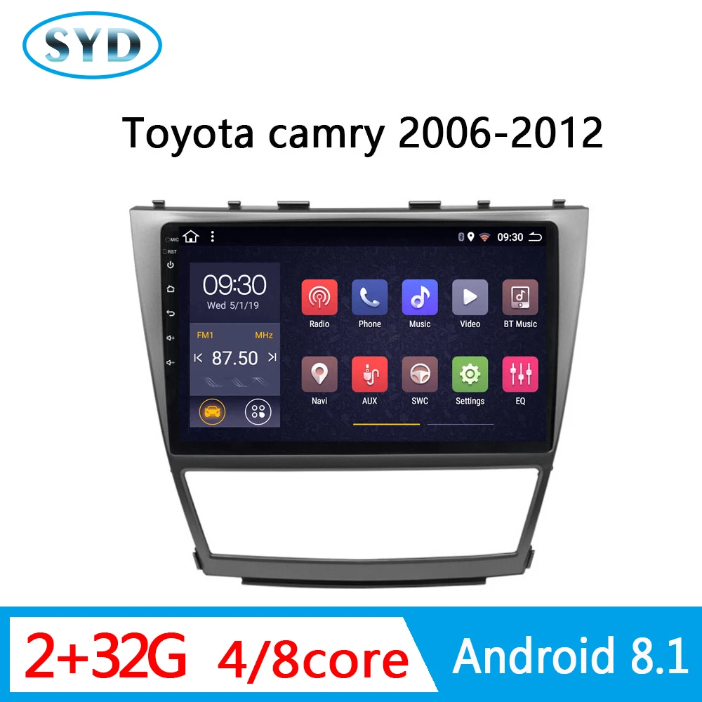 Автомобильный Центральный Мультимедиа для toyota camry Autoradio 2006 2007 2008-2012 no 2 din Android DSP AM
