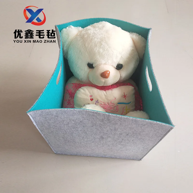 Creative Felt Storage Basket Foldable Felt Storage Basket Felt Foldable Storage Basket