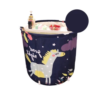 

Inflatable Household Body Bath Barrel Adult Thick Folding Detachable Insulation tub