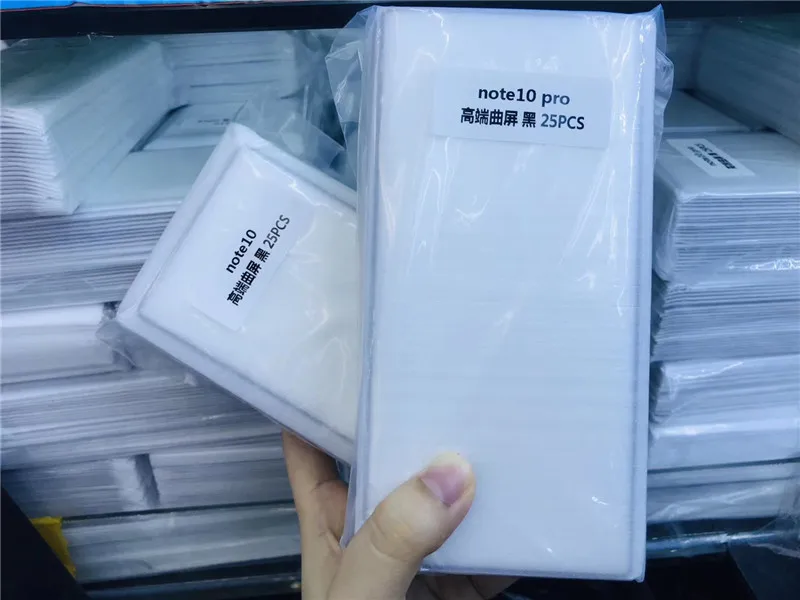 10 шт./лот закаленное стекло для samsung Galaxy Note 10 3D изогнутое полное покрытие протектор экрана на samsung Note10 Plus стекло