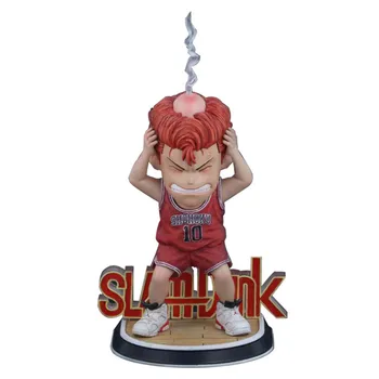 

Q Edition Anime SLAM DUNK Hanamichi Sakuragi Growth Edition Power Forward GK Statue PVC Action Figure Collect Model Toy M3046