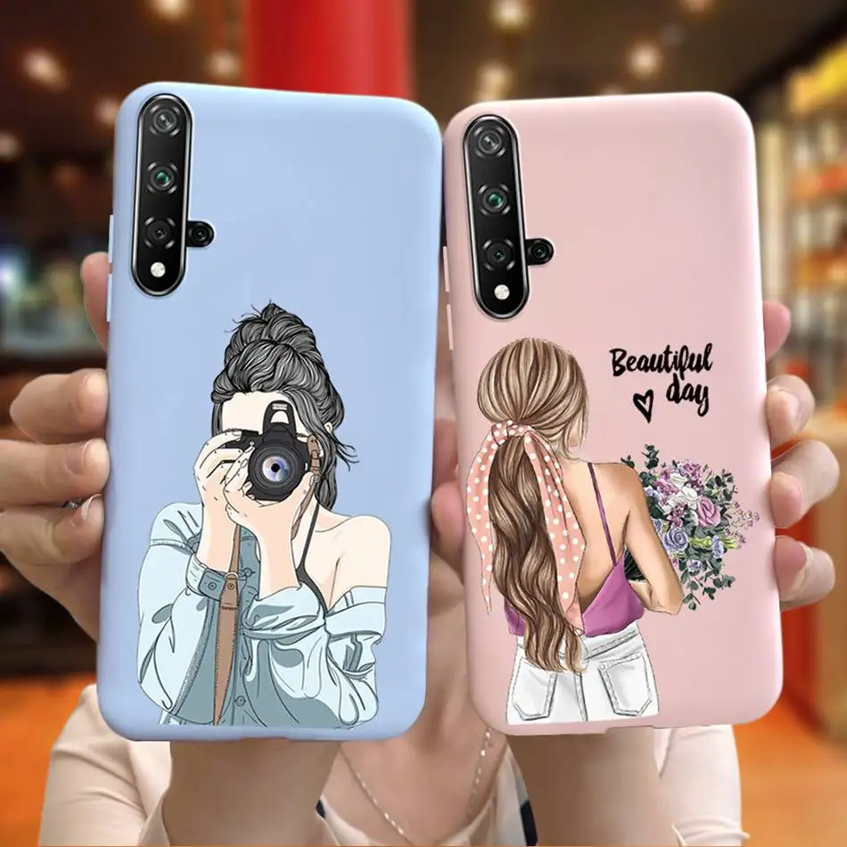 Huawei Nova 5t Painted Silicone Case