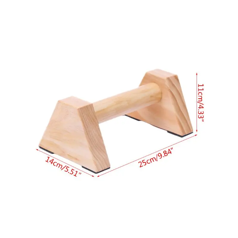 1 Pair  Pine Wood Set of 2PCS | Beautiful, Smooth, Non-Slip Yoga & Gymnastic Training To suit for fitness