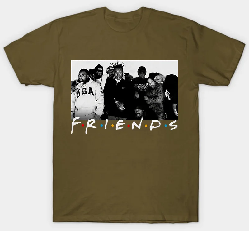 Men Army Green Рубашка для ТВ-шоу Wu Tang Clan Friends - Цвет: Men Army Green