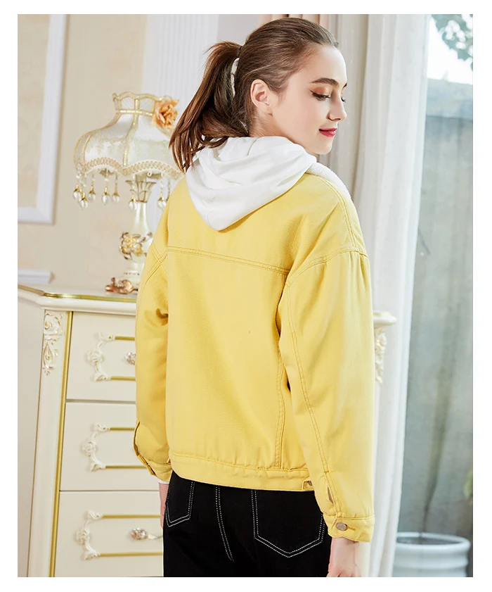 LEIJIJEANS, новинка, большие размеры, плюс бархат, джинсовая одежда, модные лацканы и бархат, толстая зимняя женская джинсовая куртка, три цвета, 9221r